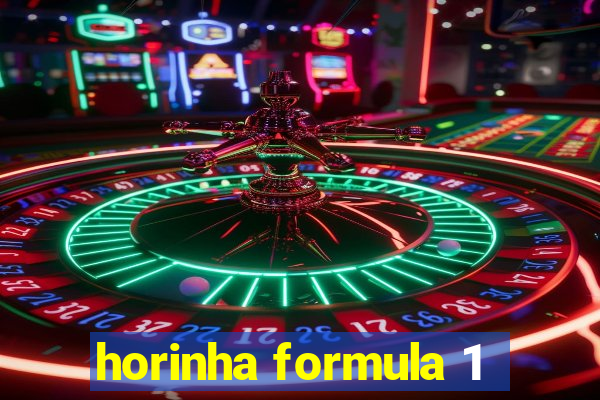 horinha formula 1